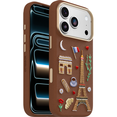 iPhone 17 Pro Symmetry Series Cactus Leather Embroidery Case