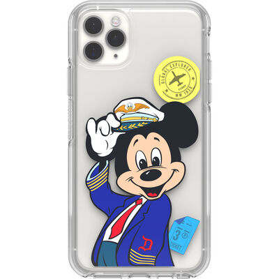 iPhone 11 Pro Max and iPhone Xs Max Symmetry Series Clear Pilot Mickey Collection Case