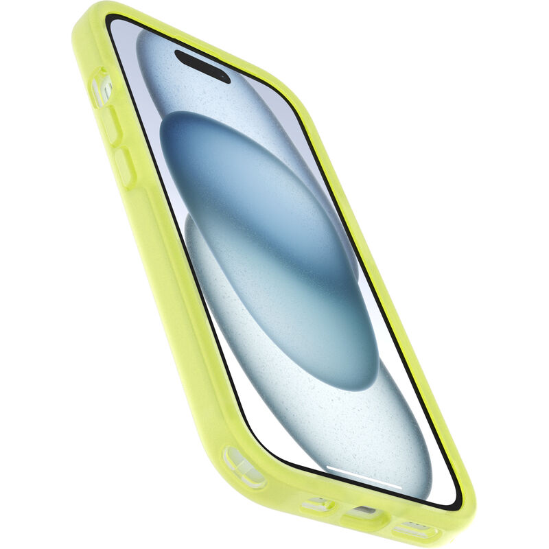 OtterBox iPhone 15, iPhone 14 and iPhone 13 Symmetry Series Soft Touch Case for MagSafe Lemon Pucker