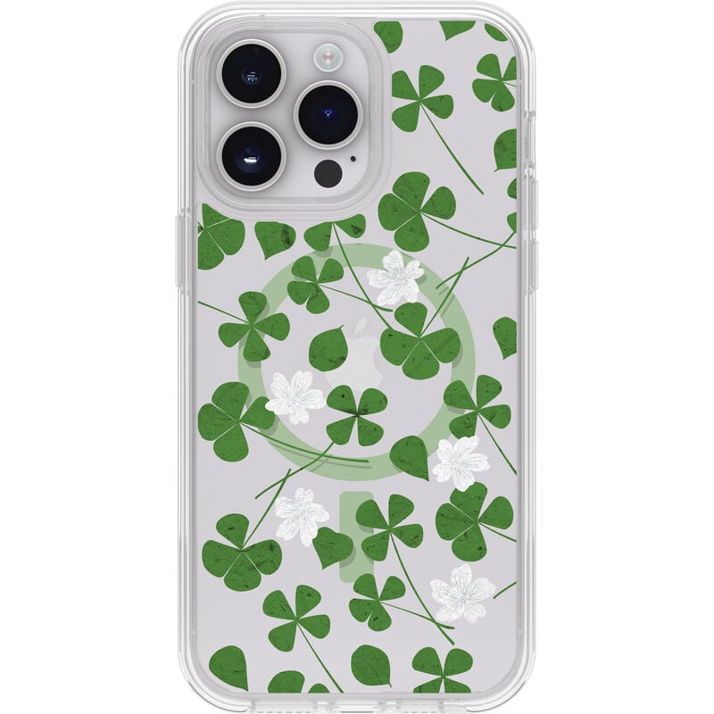 product image 1 - iPhone 14 Pro Max Case Symmetry Series Clear for MagSafe Clover Field