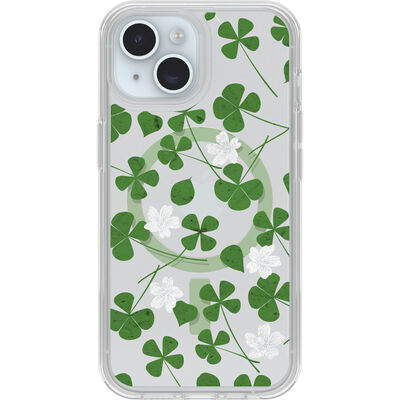 iPhone 15, iPhone 14 and iPhone 13 Symmetry Series Clear for MagSafe Clover Field Case