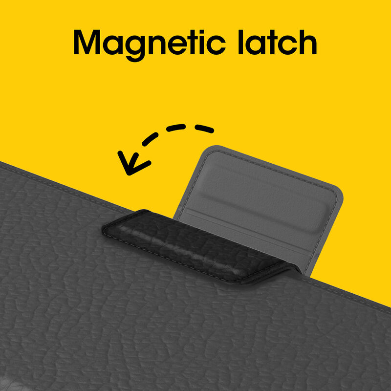 Black Galaxy S23 Ultra Leather Case OtterBox Folio