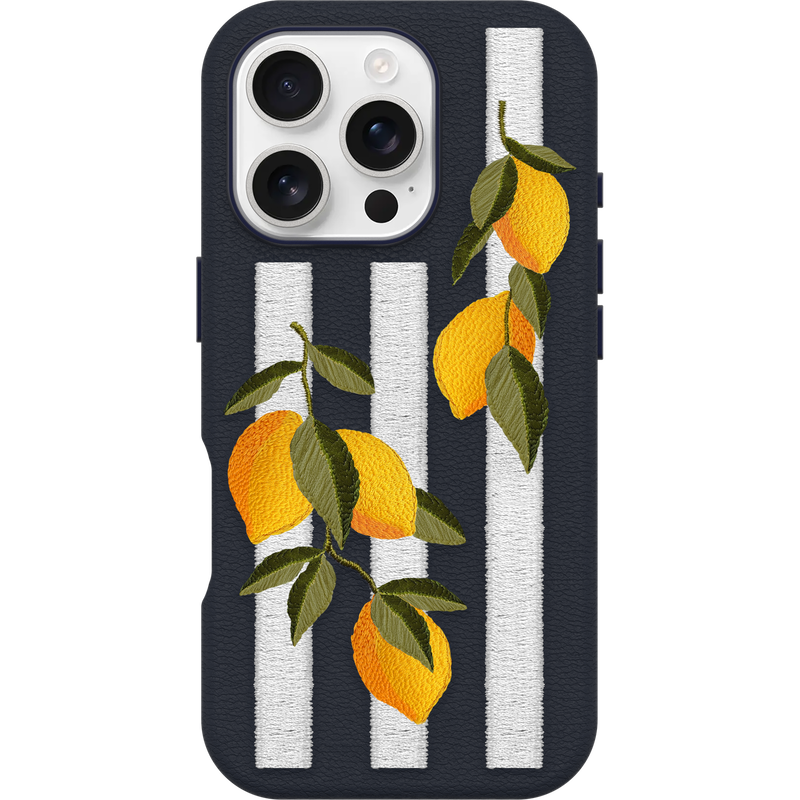 product image 2 - iPhone 16 Pro Case Symmetry Series Cactus Leather Embroidery