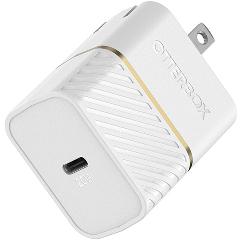 OtterBox 78-80628 USB C PD Wall Charger 20W, Cloud Dust