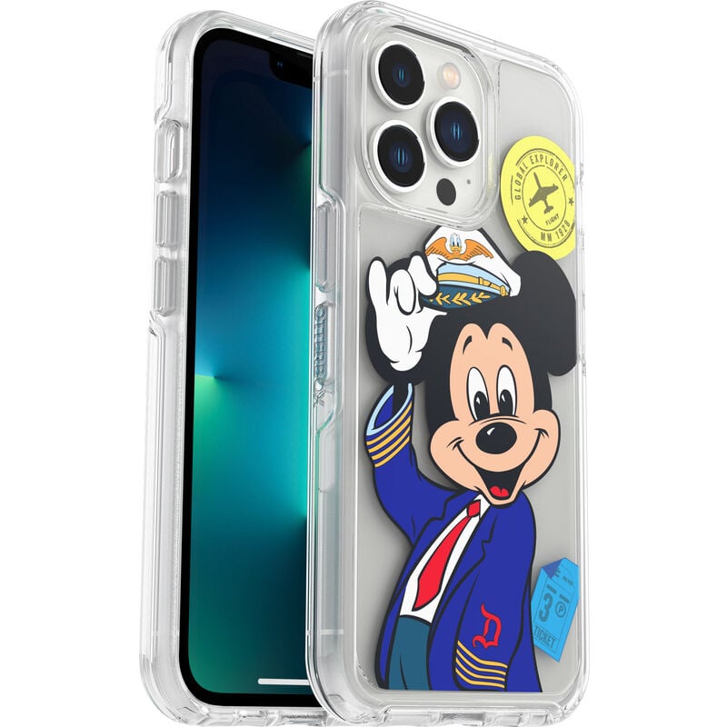 product image 3 - iPhone 13 Pro Case Symmetry Series Clear Pilot Mickey Collection