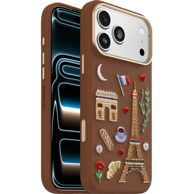 iPhone 17 Pro Max Symmetry Series Cactus Leather Embroidery Case