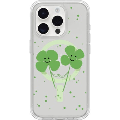 iPhone 15 Pro Symmetry Series Clear for MagSafe Clovers Case