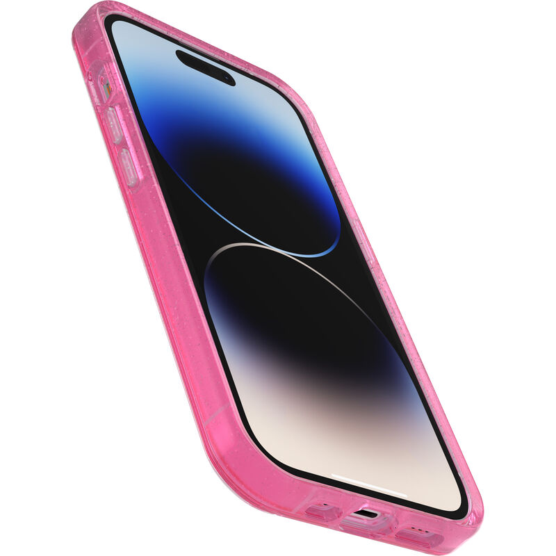 iPhone 14 Pro Clear & Pink Case  OtterBox Symmetry Series Clear