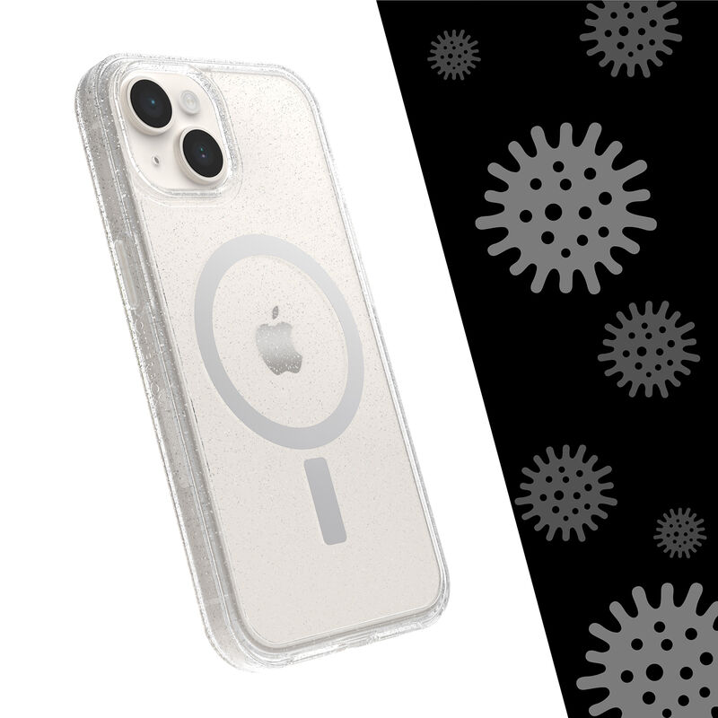 product image 3 - iPhone 14 Case for MagSafe Symmetry Series+ Clear Antimicrobial
