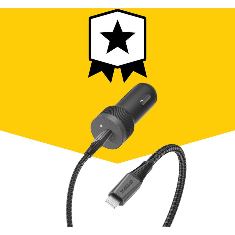 product image 6 - Lightning to USB-C Car Charging Kit - 30W Premium Pro Fast Charge