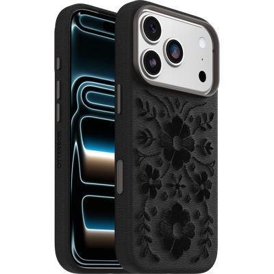 iPhone 17 Pro Symmetry Series Cactus Leather Embroidery Case