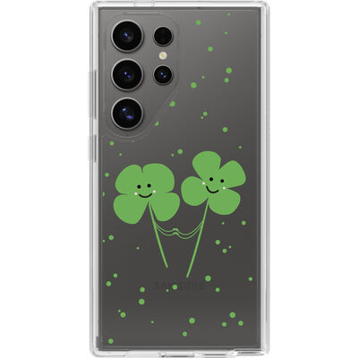 Galaxy S24 Ultra Symmetry Series Clear Clovers Case