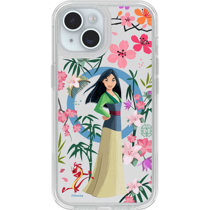 product image 1 - iPhone 15, iPhone 14, and iPhone 13 Case Symmetry Series Clear for MagSafe Disney Princess