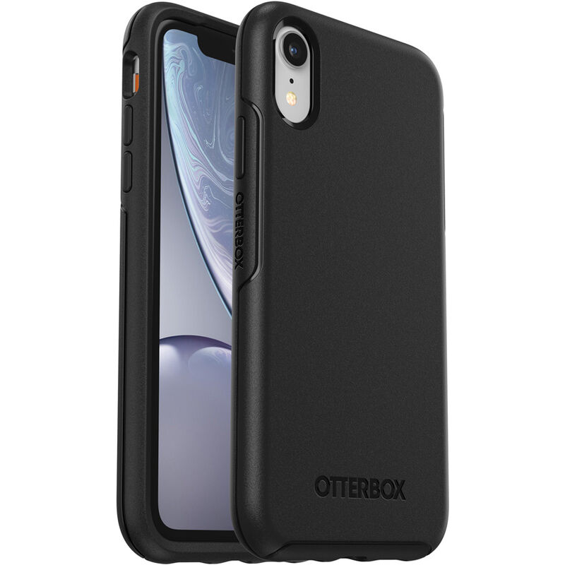 OtterBox Symmetry Series Case for iPhone XR, Black, Size: 6.18 x 3.24 x 0.47