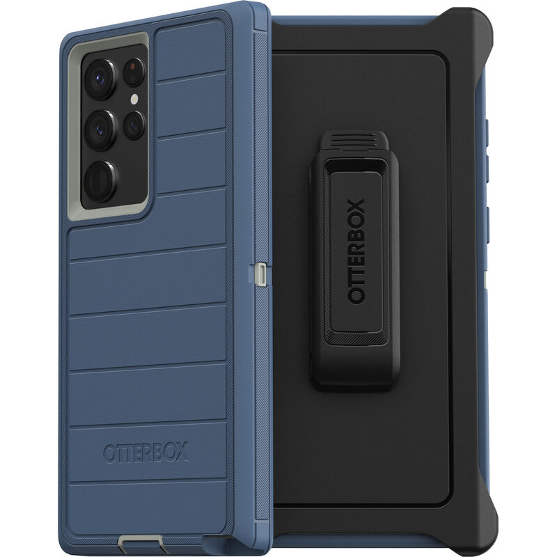 Blue Rugged Galaxy S22 Ultra Case