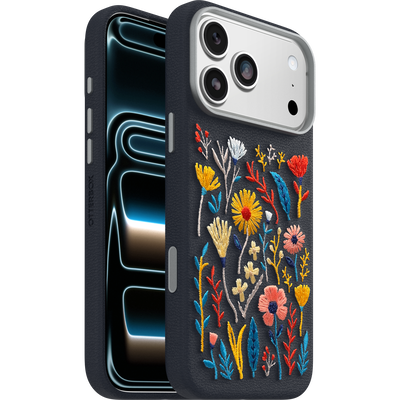 iPhone 17 Pro Max Symmetry Series Cactus Leather Embroidery Case