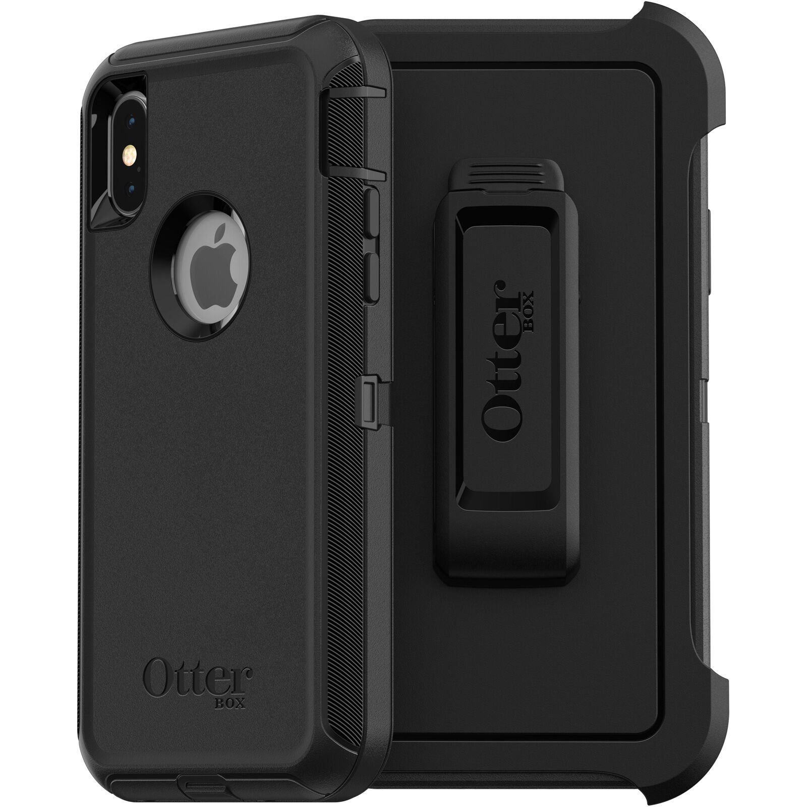 Black Rugged iPhone X/Xs Case | OtterBox Defender Series