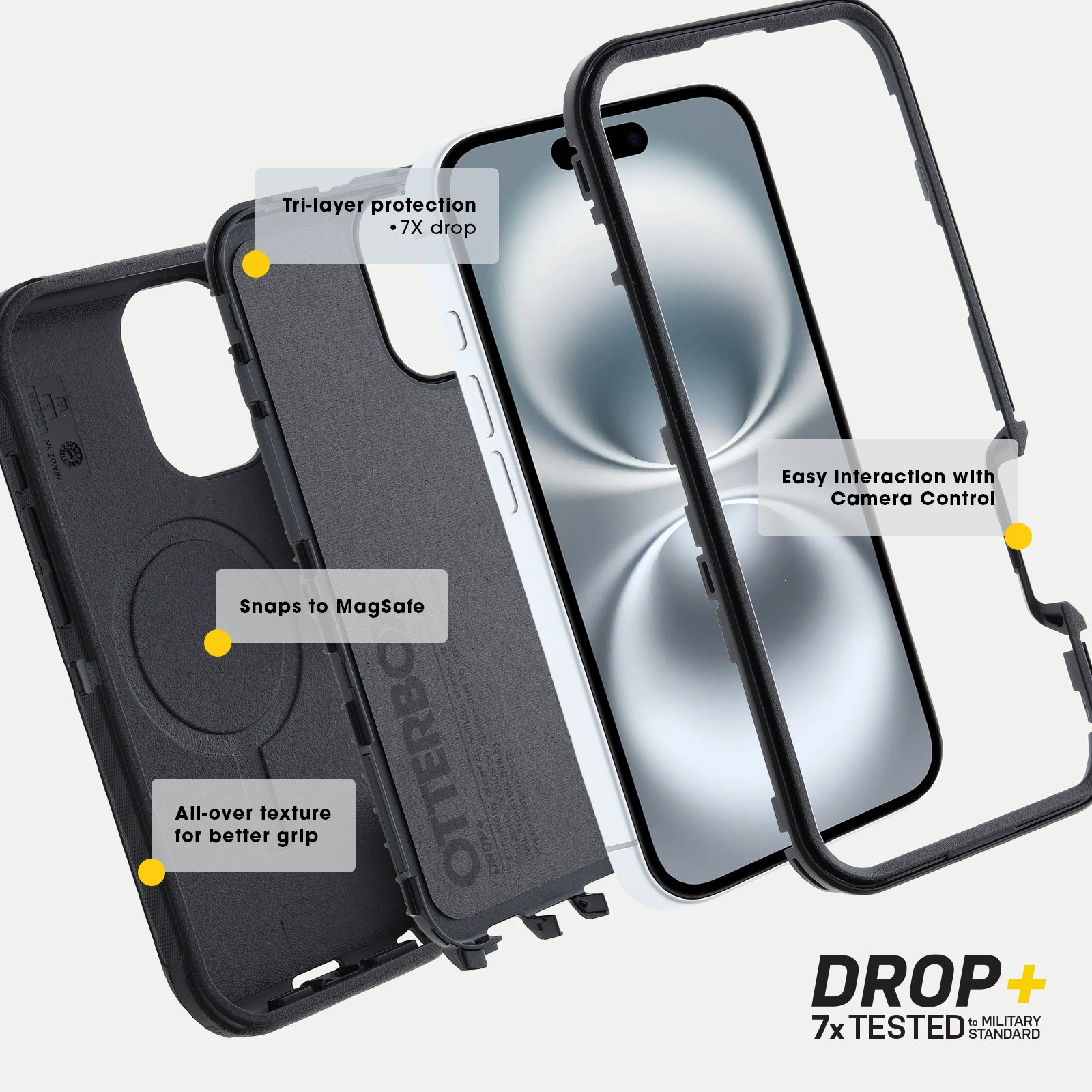 オフィシャル サイト Otter Box iPhone 16 Pro Max Defender XT Clear