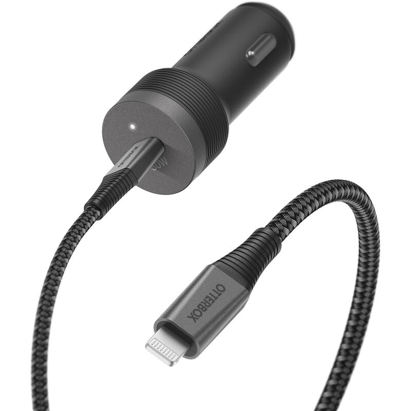 product image 1 - Lightning to USB-C Car Charging Kit - 30W Premium Pro Fast Charge