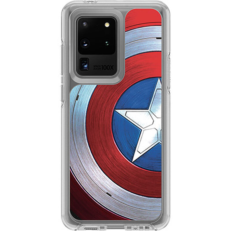 product image 1 - Galaxy S20 Ultra 5G Case Symmetry Series Clear Marvel Falcon and The Winter Soldier Collection