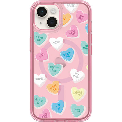 iPhone 14 and iPhone 13 Symmetry Series Case for MagSafe Candy Hearts