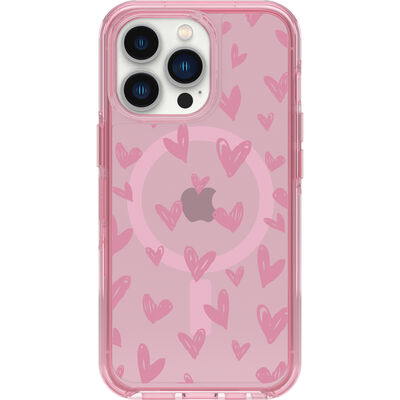 iPhone 13 Pro Symmetry Series Case for MagSafe Doodle Hearts