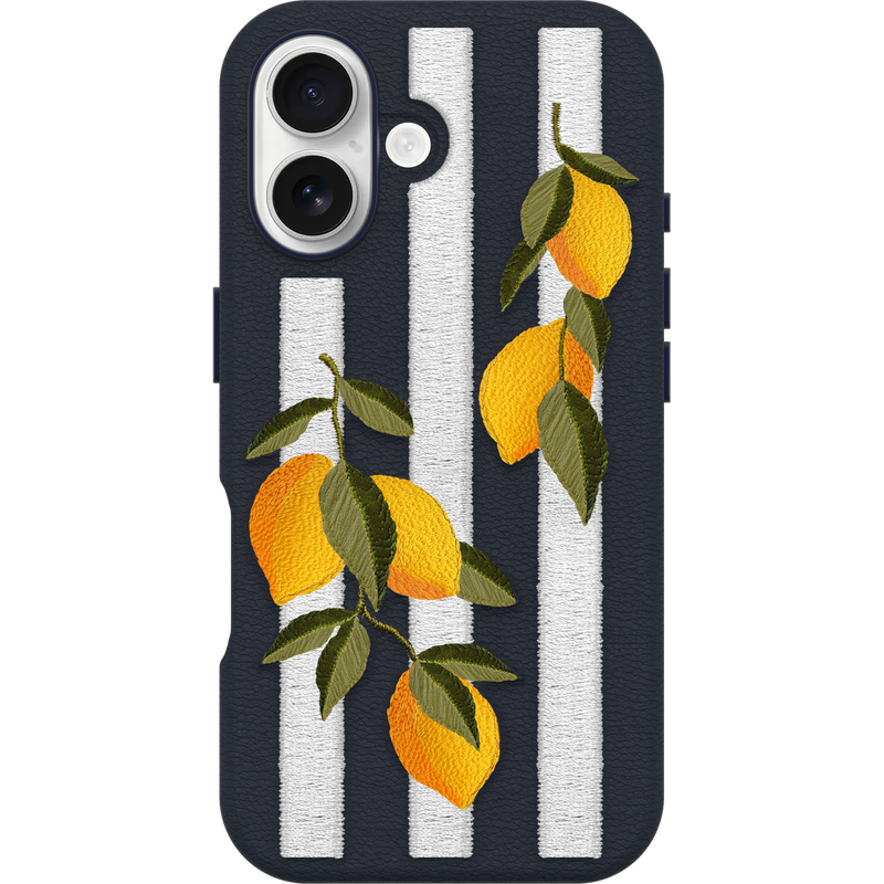 product image 2 - iPhone 16 Case Symmetry Series Cactus Leather Embroidery