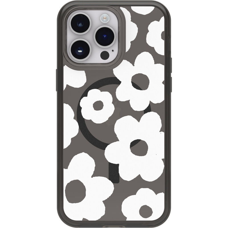 product image 2 - iPhone 14 Pro Max Case Symmetry Series Clear for MagSafe Black + White Collection