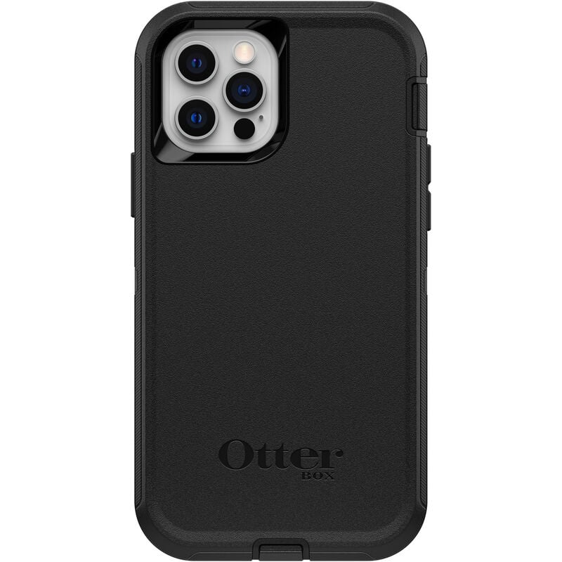 Black Rugged iPhone 12 Case  OtterBox Defender Series Case