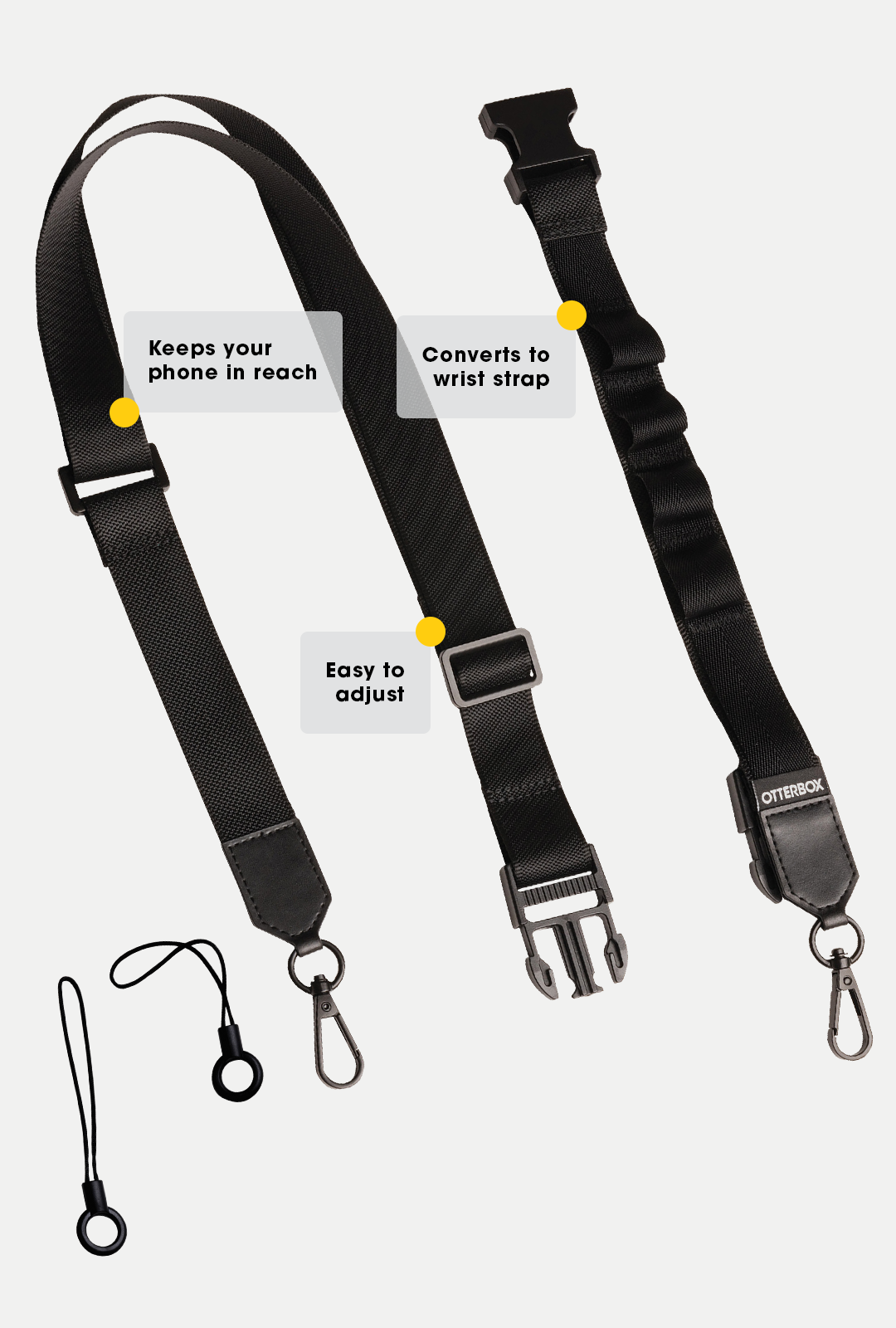 DECi Mobile Utility Strap BLACK OVY 黒 DECi Mobile Utility Short