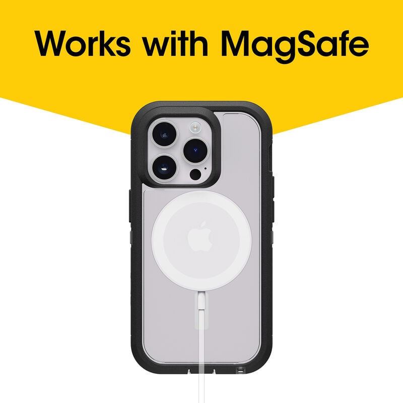 product image 2 - iPhone 14 Pro Case with MagSafe Defender Series XT Clear