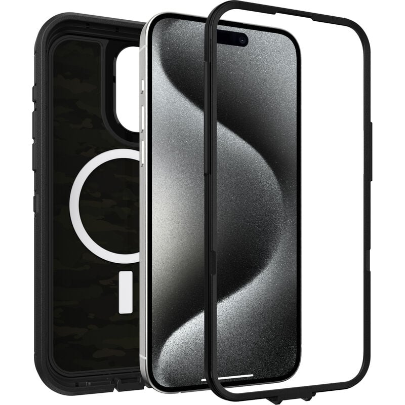 product image 3 - iPhone 15 Pro Max Case Defender Series XT Clear for MagSafe