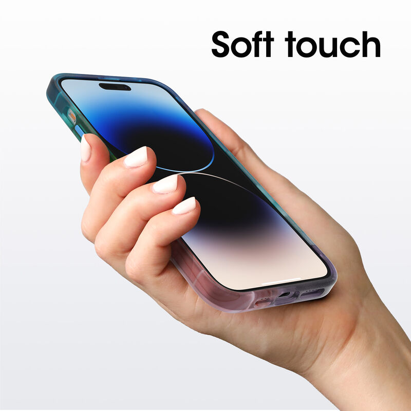 Back Cover iPhone 12 Pro Max Semi-rigid Soft Touch Compatible QI
