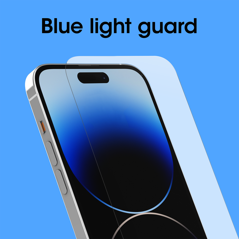product image 2 - iPhone 14 Pro Max Screen Protector Amplify Glass Blue Light Guard