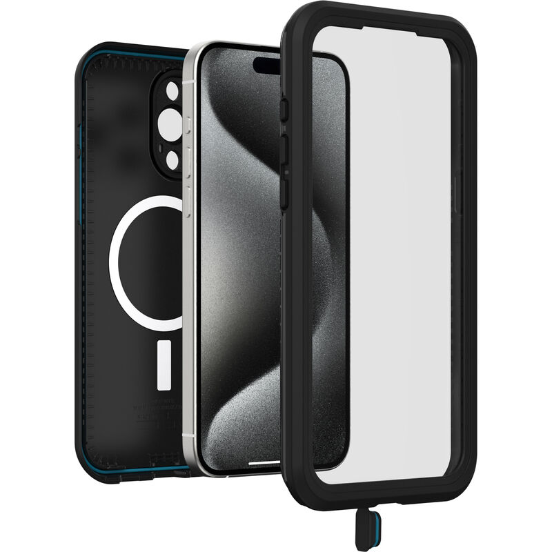 OtterBox - Fre MagSafe Case for Apple iPhone 15 Pro Max - Black