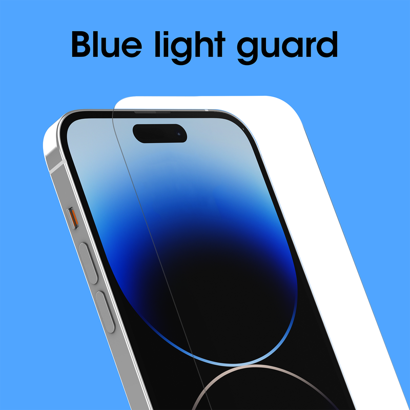 product image 2 - iPhone 14 Pro Screen Protector Alpha Flex Blue Light Guard