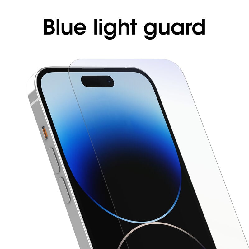 product image 2 - iPhone 14 Pro Max Screen Protector Alpha Flex Blue Light Guard