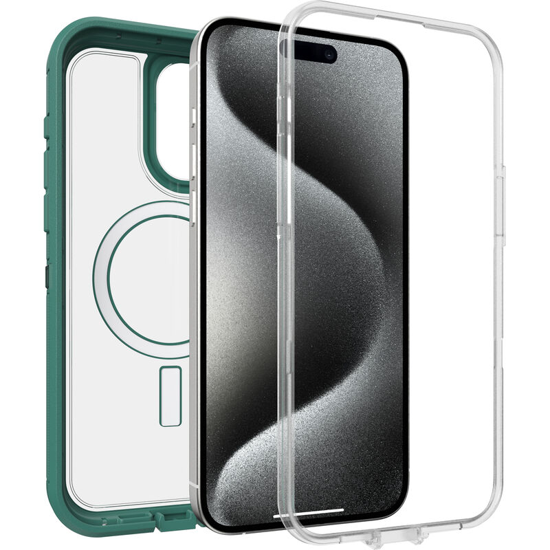 For iPhone 15 Pro Max 14 13 12 Clear Mag Safe Hard Slim Case Camera Lens  Protect
