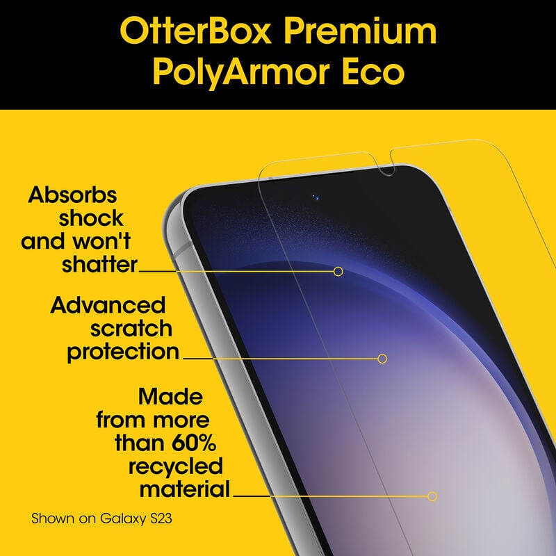 product image 4 - Galaxy S24 Ultra Screen Protector Premium PolyArmor Eco