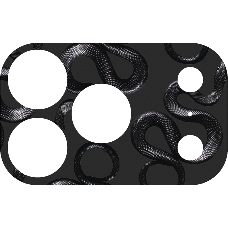 product image 1 - Dark Serpent iPhone 17 Pro Case Camera Sticker Gothic Revival Collection