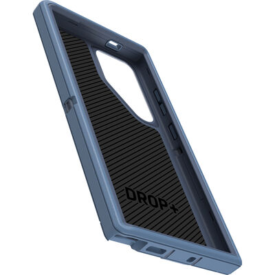 Hülle für Samsung Galaxy S24 Ultra 3mk Matt Case Gehäusedeckel Mattschwarze  Rückseite 