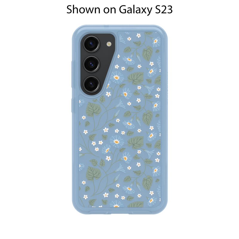 Clear Blue Trendy Galaxy S24 Ultra Case