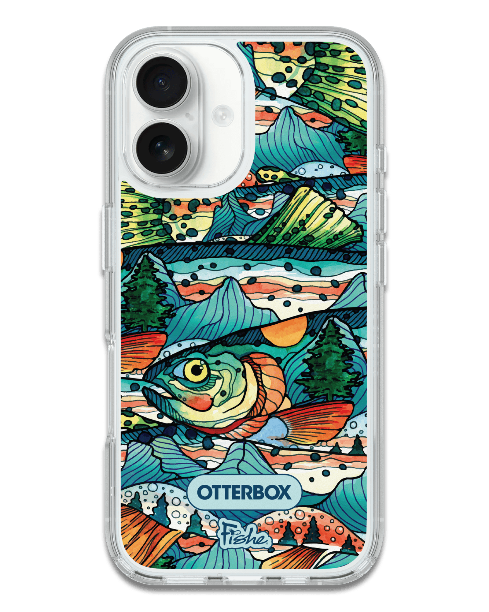 Fishe Colorful Fish Phone Case | OtterBox