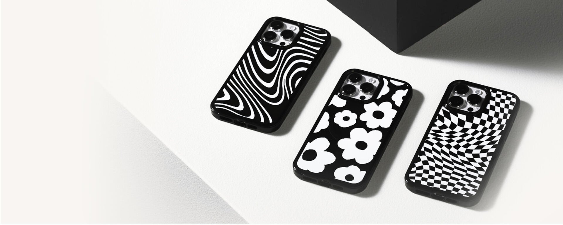 OtterBox Black and White collection phone cases 