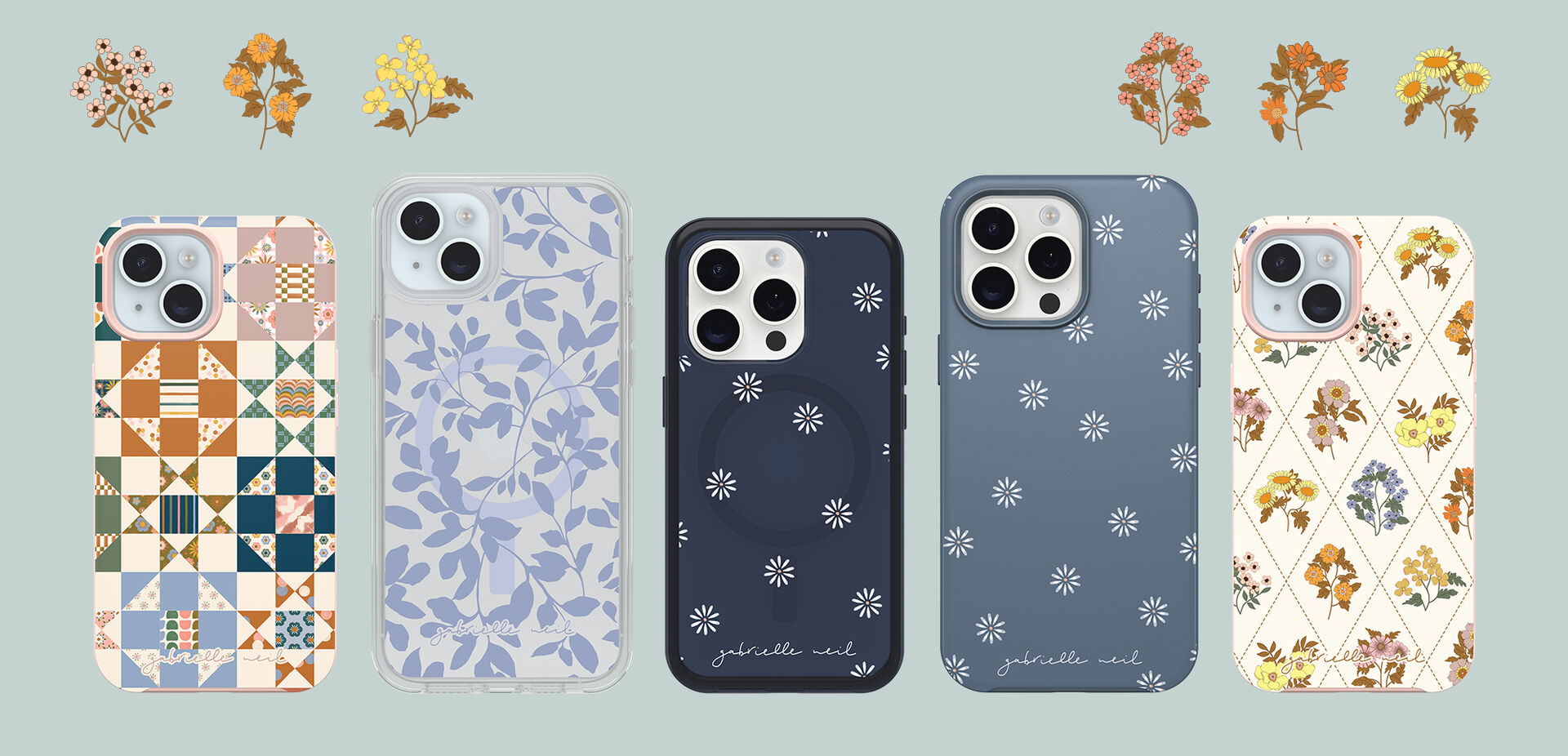 assortment-of-floral-and-patchwork-phone-cases