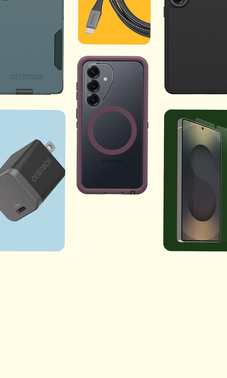 White USB-C charging cable and wall charger for Samsung Galaxy phones