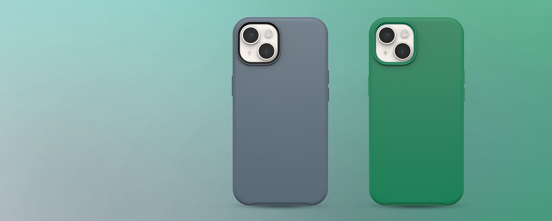 Blue and green slim iPhone cases