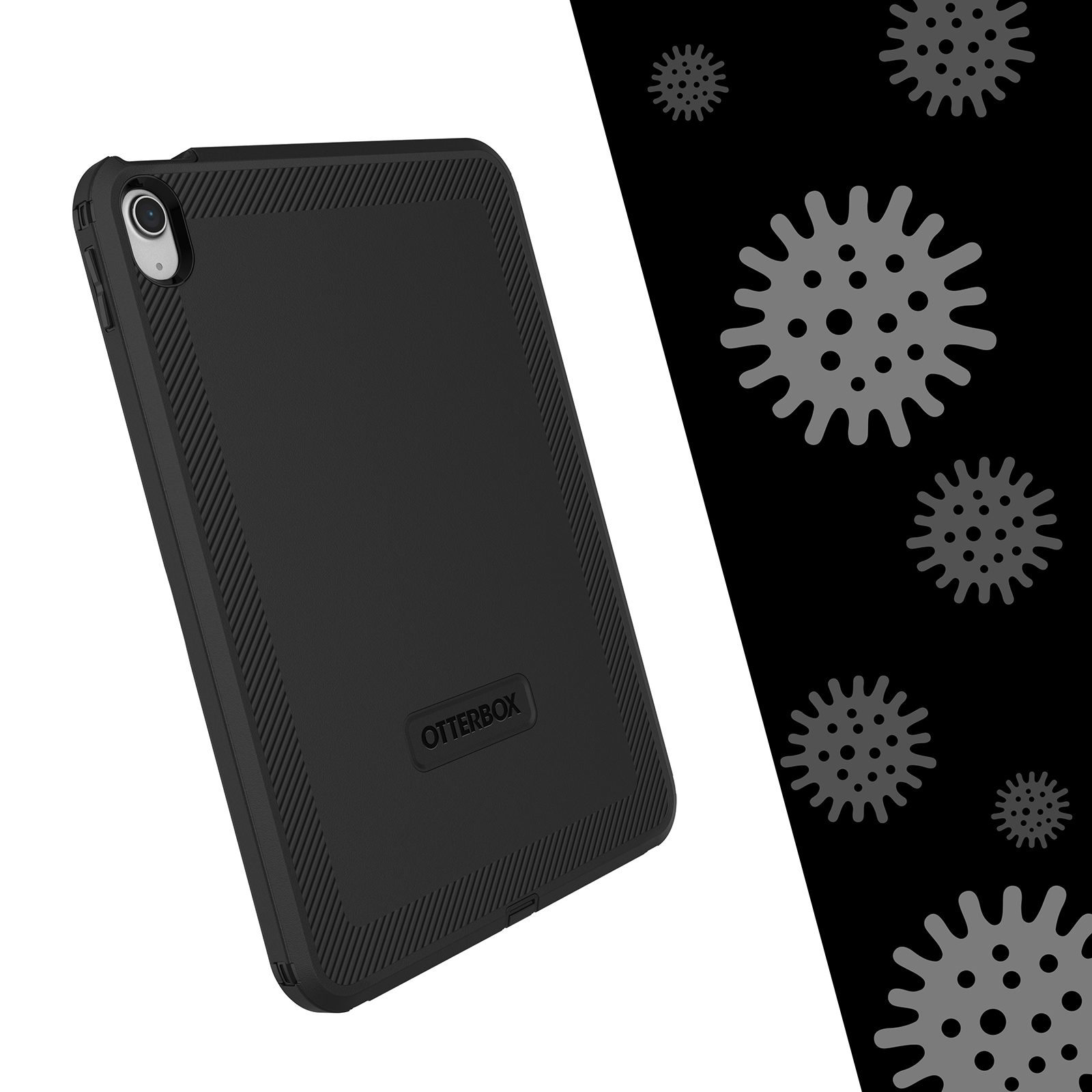 Black rugged iPad (10th gen) Case | OtterBox