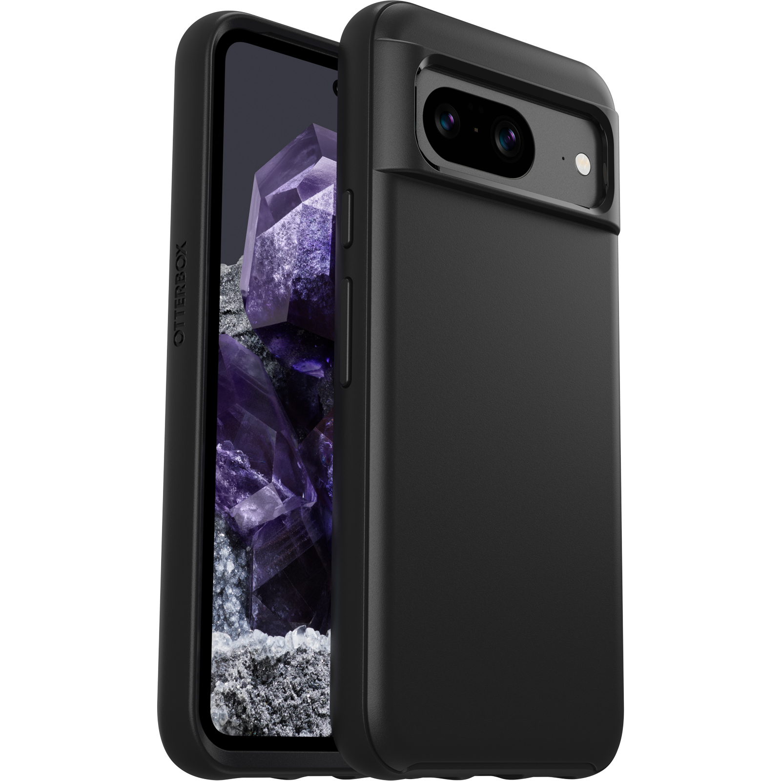 Black Trendy Pixel 8 Case  OtterBox Symmetry Series Phone Case