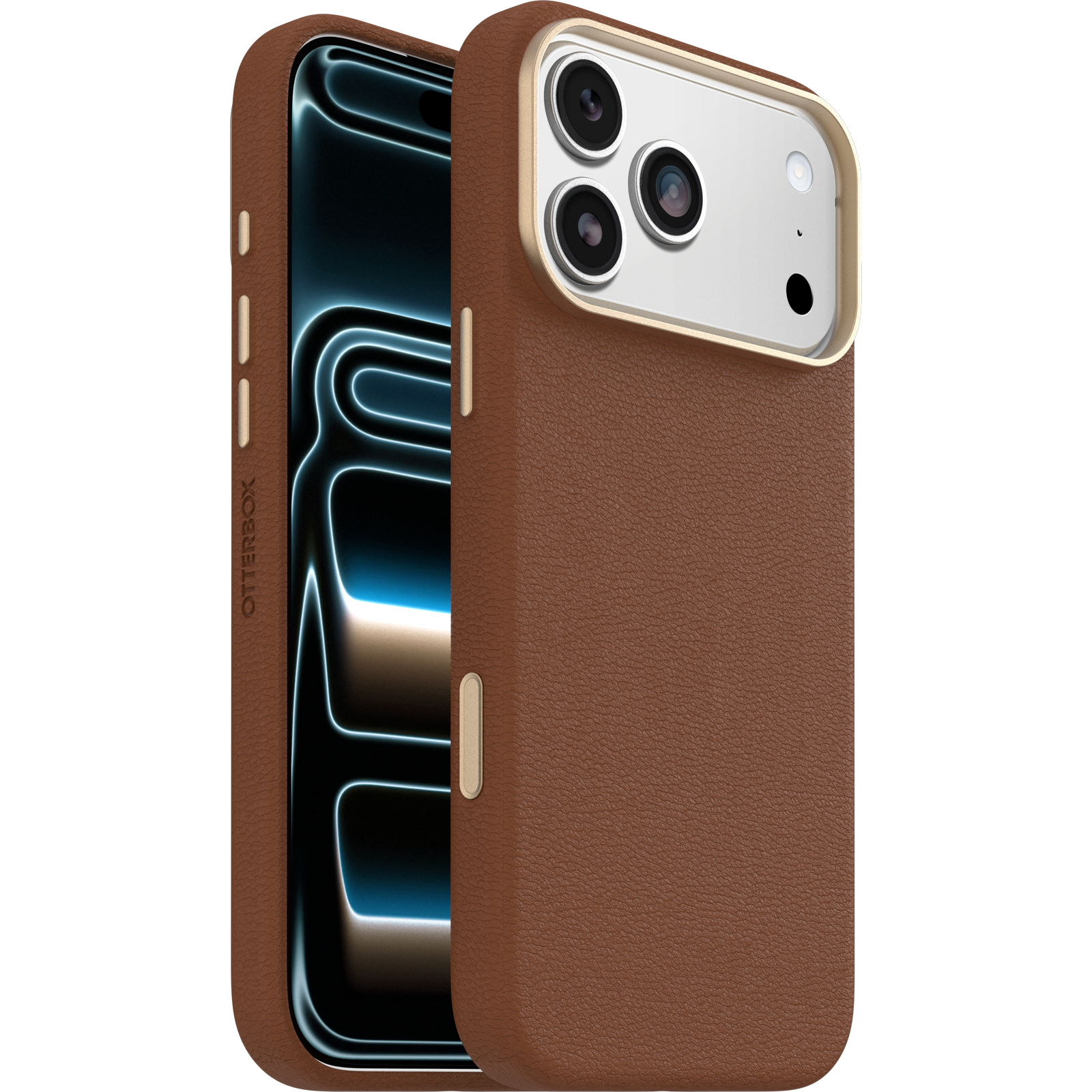 Premium Brown iPhone 17 Pro Max Case | OtterBox Symmetry Series